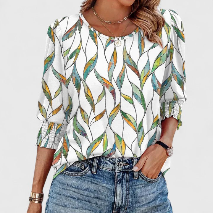 Solara™ | Elegant Smockad Topp