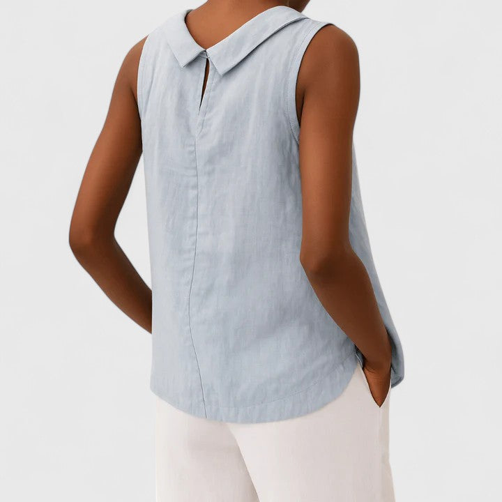 Anastine™ | Elegant Top med Rullkrage