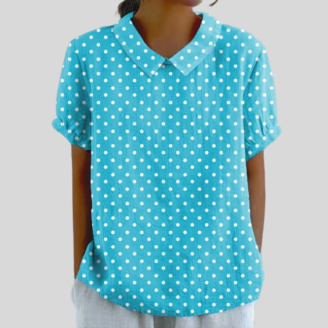 Lucette | Blus Pois Turkos