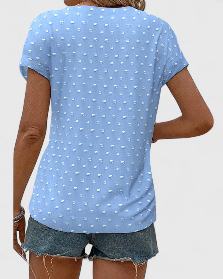 Miles™ | Bekväm V-ringad T-shirt
