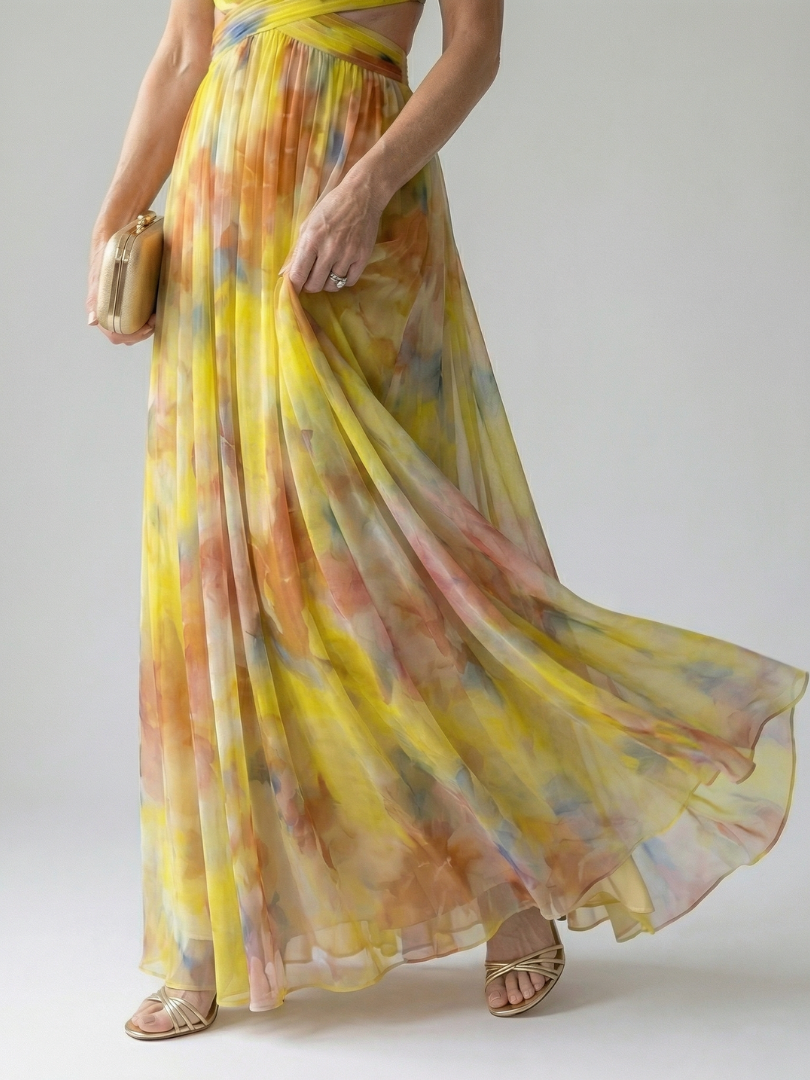 Isel | Soft Wrap Maxi Klänning