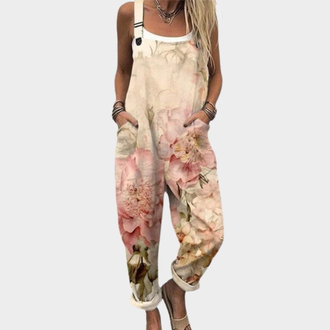 Bekväm Tryckt Byxdress