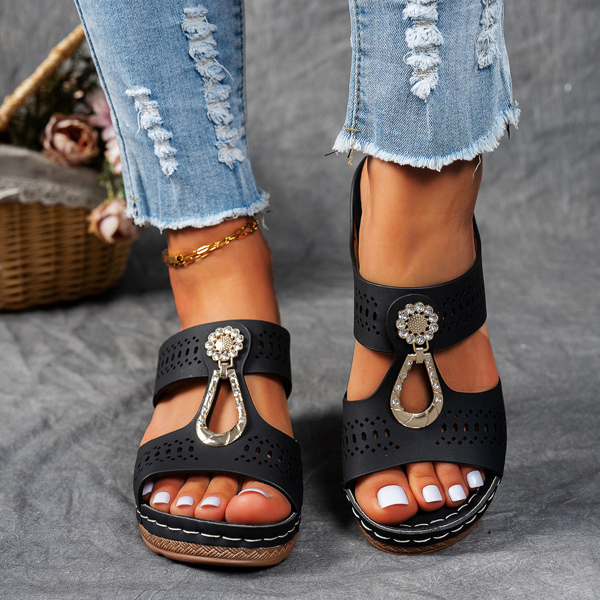 Isabella™ | Komfortable ortopediska sandaler med hög klack