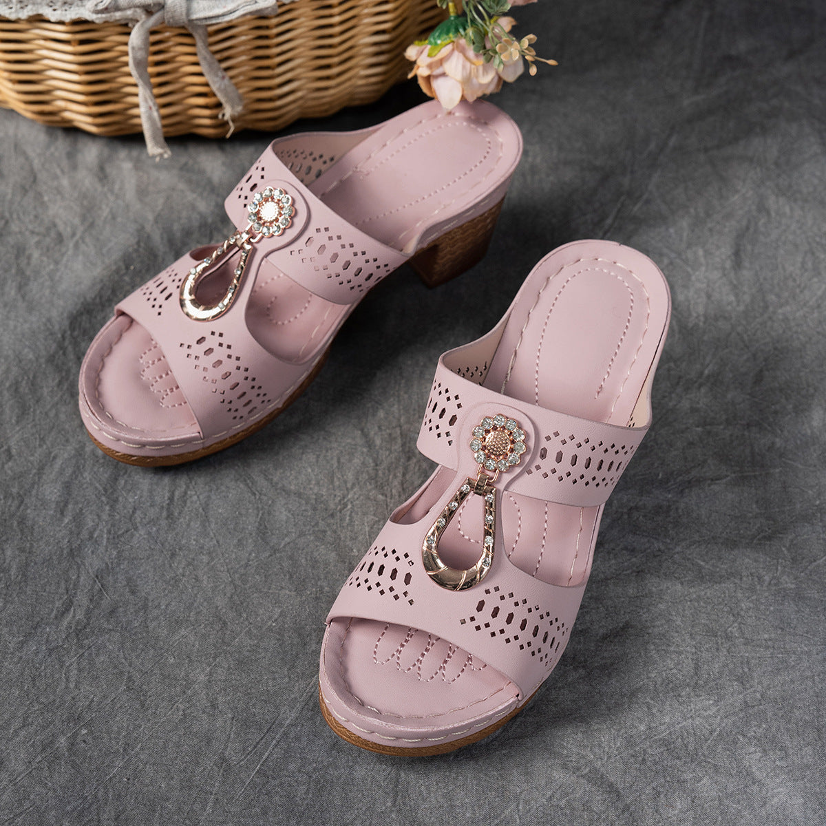 Isabella™ | Komfortable ortopediska sandaler med hög klack