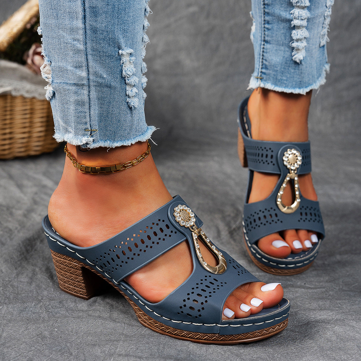 Isabella™ | Komfortable ortopediska sandaler med hög klack