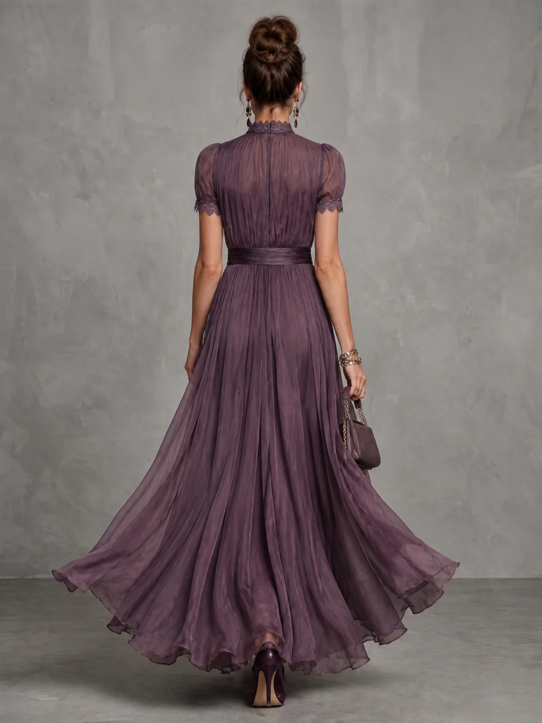 Ashley | Elegant Chiffon Maxiklänning