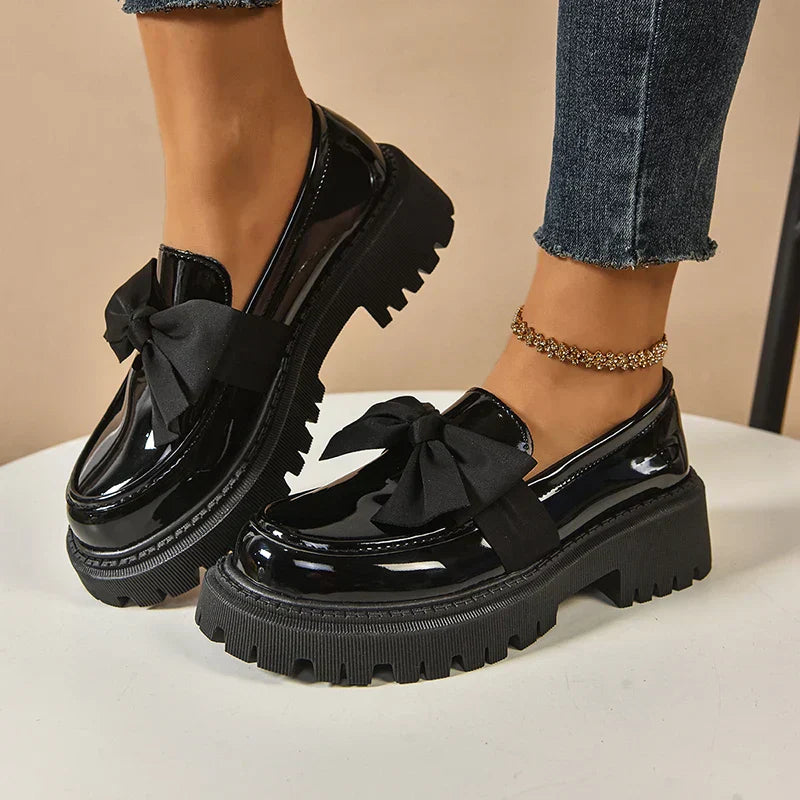 Valentina Chunky Bow Loafer