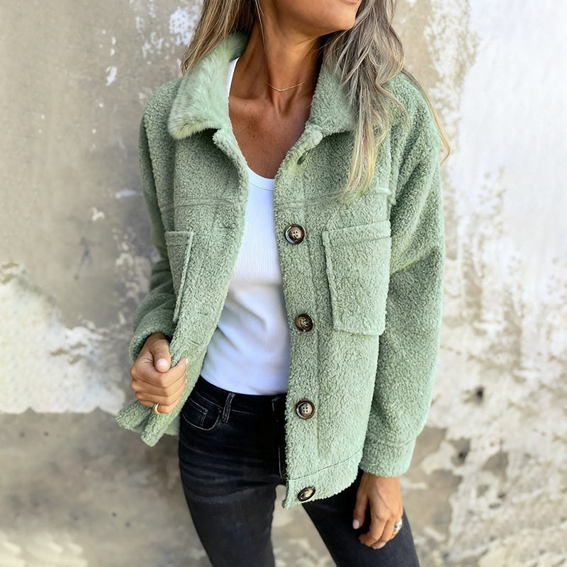 Aino – Mjuk teddyjacka