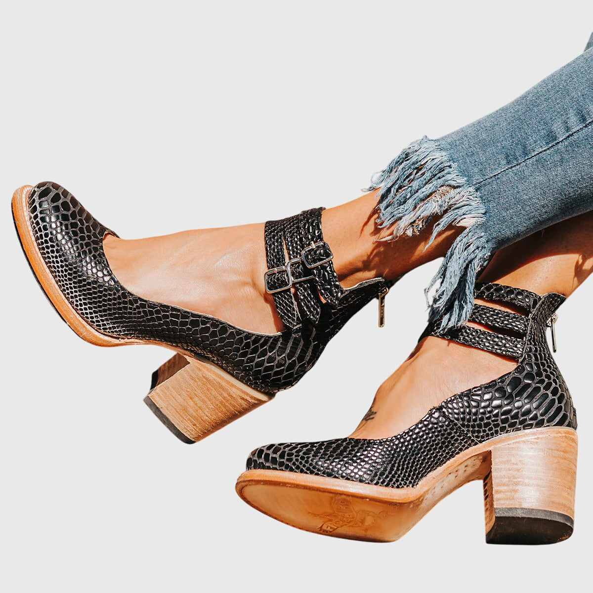Gunvor | Klassiska Pumps med Hög Klack