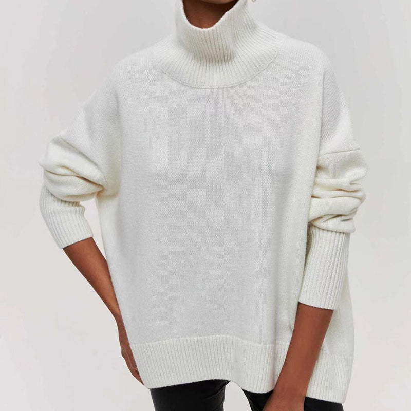 Rilke Mjuk polotröja med avslappnad passform
