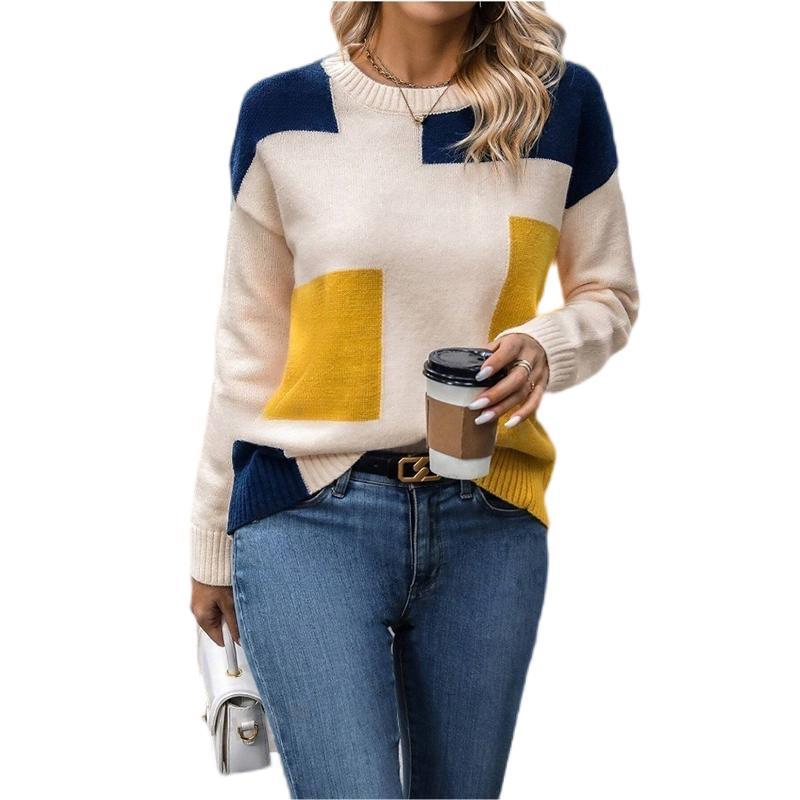 Nova - Modern colorblock-tröja för våren