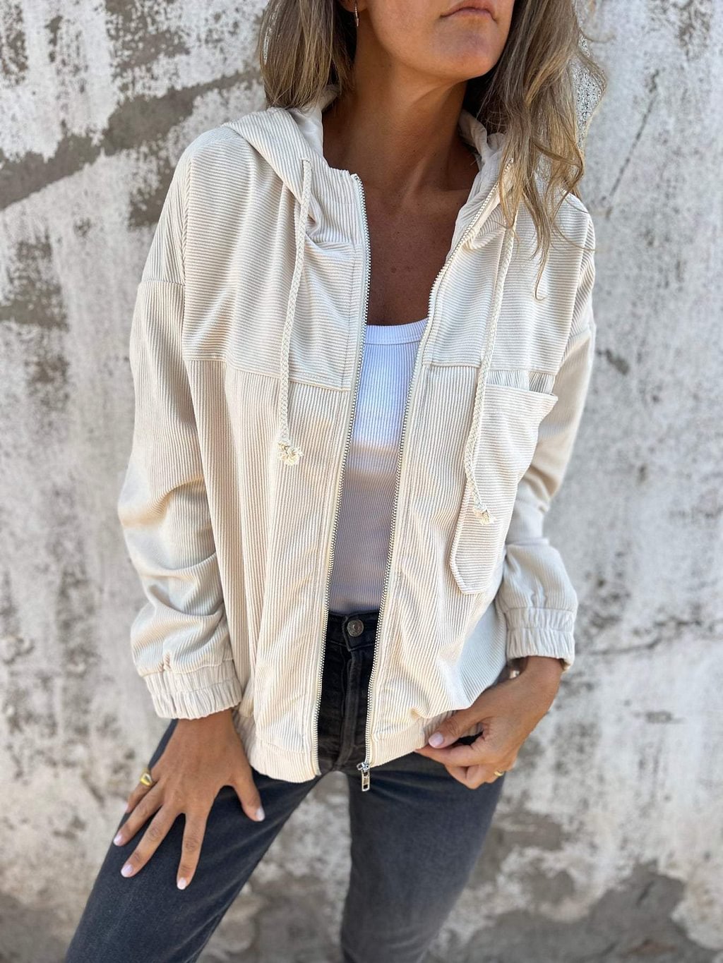 Marit – Corduroy-jacka med avslappnad passform