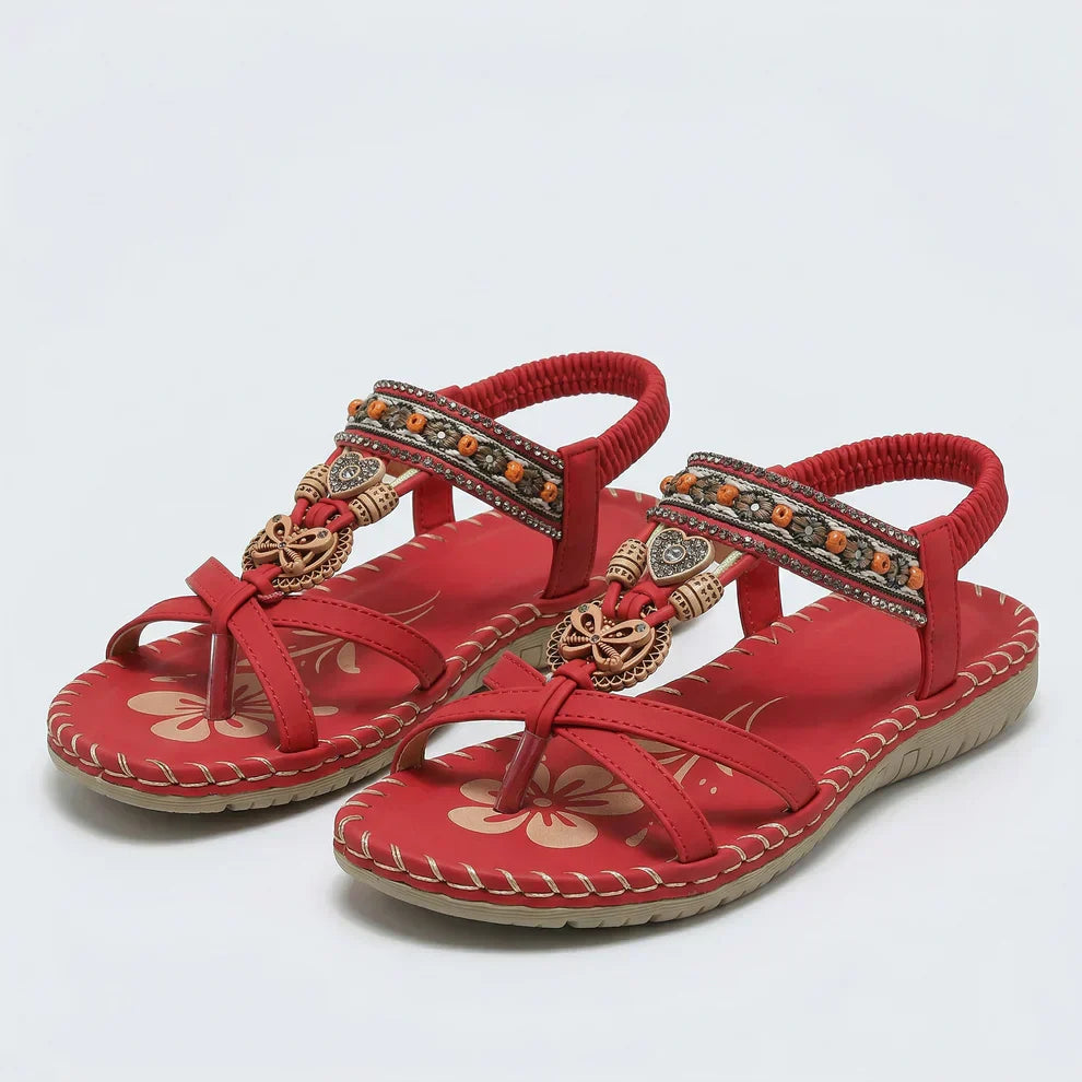 Ibizastil sandaler som kombinerar komfort och elegans