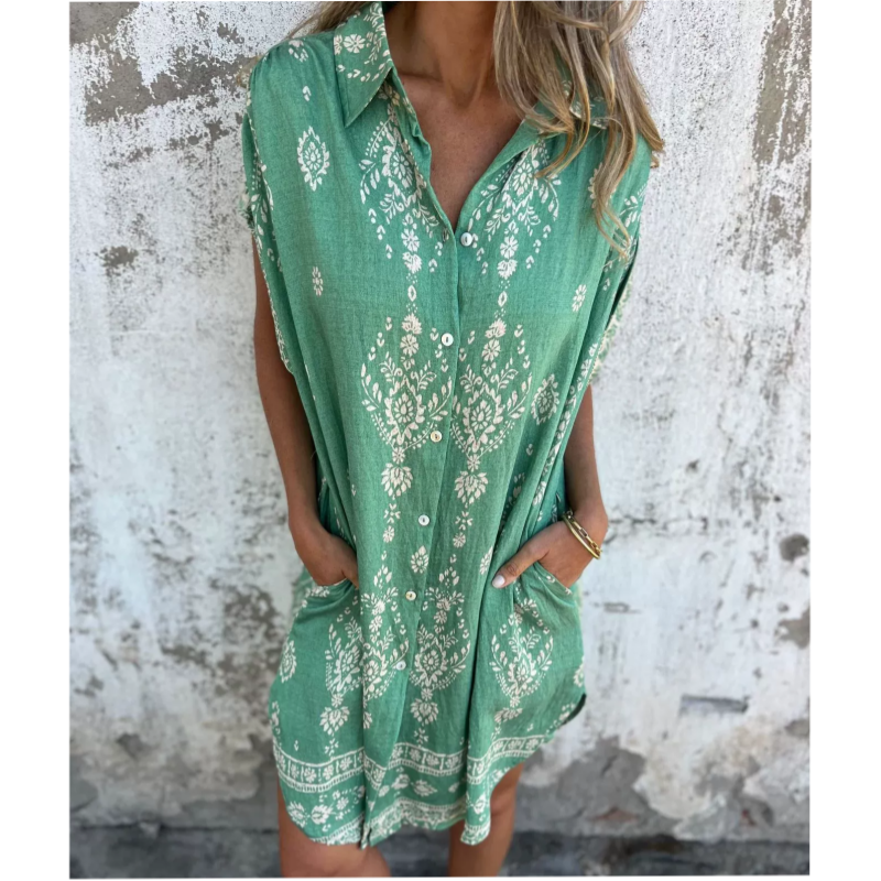 Mica - Vintage Boho Klänning