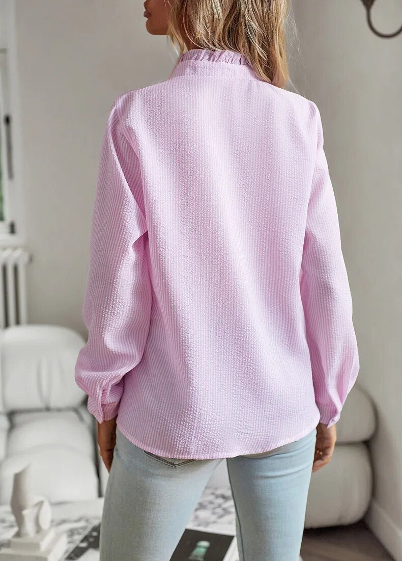 Nordova Linnea™ | Elegant Blus med Volang